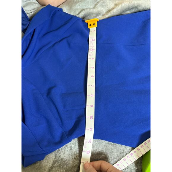 NWT Lulu’s Head to Cocktail Hour Royal Blue Halter Neck Maxi Dress Size Small - Picture 7 of 9